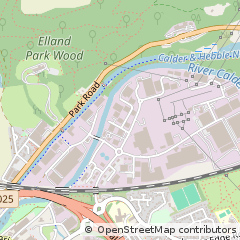 Map of Elland, West Yorkshire