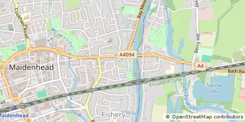 Map of Maidenhead, Berkshire