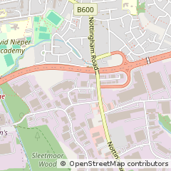 Map of Alfreton, Derbyshire
