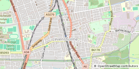 Map of Manchester