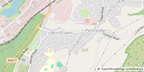 Map of Swansea