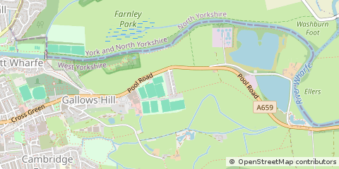 Map of Otley, West Yorkshire