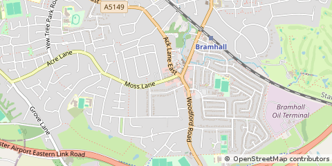Map of Stockport