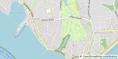 Map of Poole, Dorset