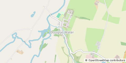 Map of Lanark, South Lanarkshire