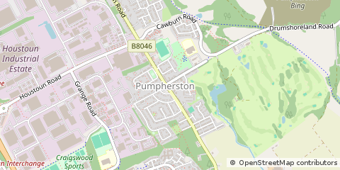Map of West Lothian