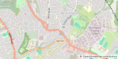 Map of Bristol