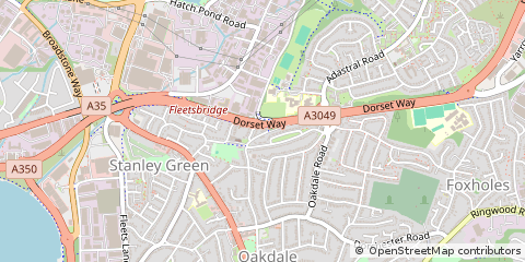 Map of Poole
