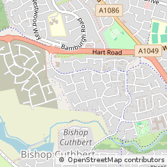 Map of Hartlepool, Cleveland