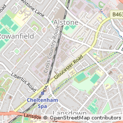 Map of Cheltenham