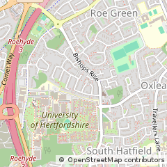 Map of Hatfield, Hertfordshire