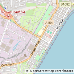 Map of Felixstowe, Suffolk