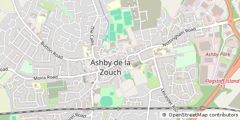 Map of Ashby-DE-LA-Zouch