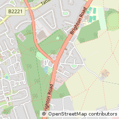 Map of Tadworth, Surrey