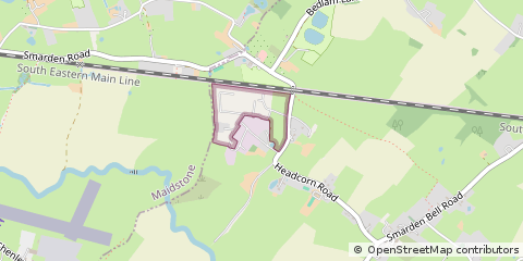 Map of Ashford, Kent