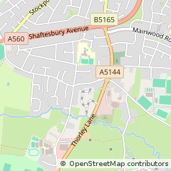 Map of Altrincham, Cheshire