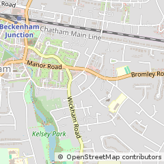 Map of London, Kent