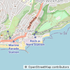 Map of Hastings, East Sussex