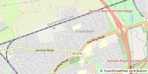 Map of Stockton-on-Tees