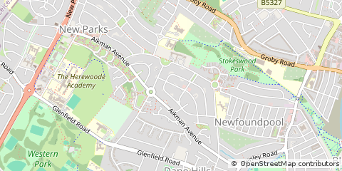 Map of Leicester