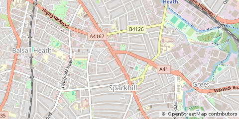 Map of Birmingham