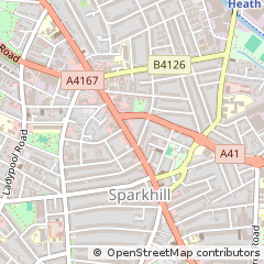 Map of Birmingham