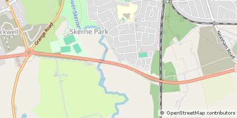 Map of Darlington, County Durham