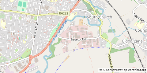 Map of Bishop Auckland
