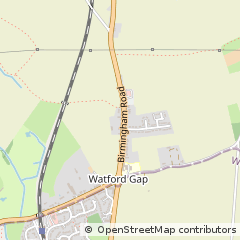Map of Lichfield, Staffordshire
