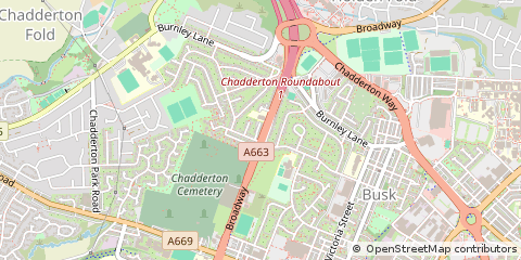 Map of Oldham, Buckinghamshire