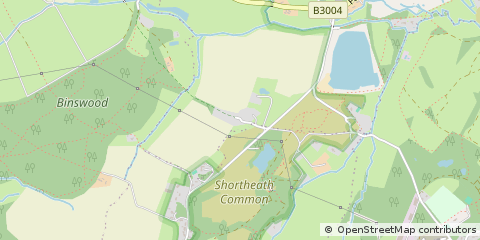 Map of Bordon