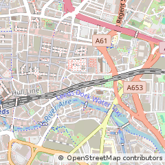 Map of Leeds, West Yorkshire