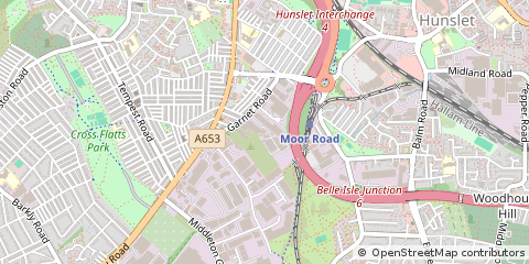 Map of Leeds