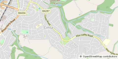 Map of Neath