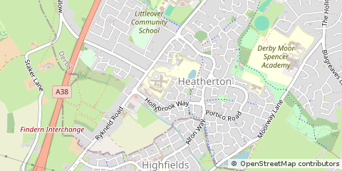 Map of Derby