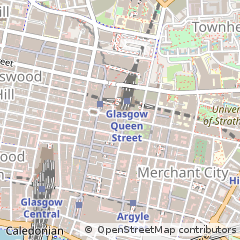 Map of Glasgow