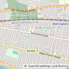 Map of Hove, East Sussex