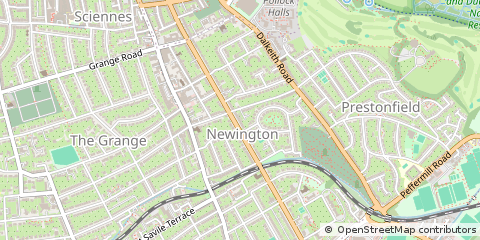 Map of Edinburgh, MID Lothian