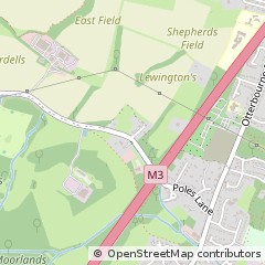 Map of Winchester, Hampshire