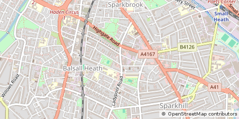 Map of Birmingham