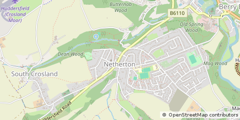 Map of Huddersfield