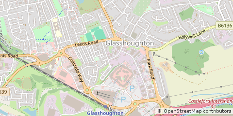 Map of Castleford