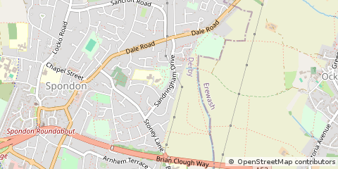 Map of Derby