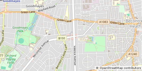 Map of Dagenham
