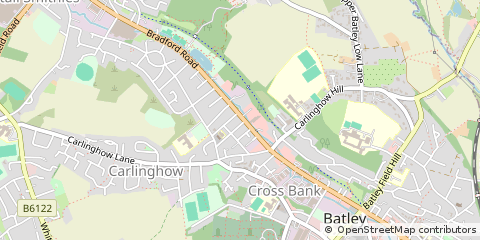 Map of Batley