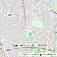 Map of Pinner, Middlesex