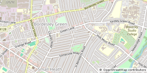 Map of Birmingham, West Midlands