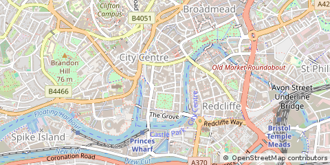 Map of Bristol, West Yorkshire