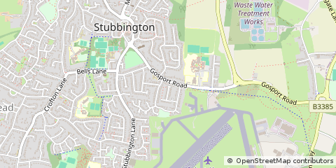 Map of Fareham, Hampshire