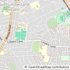Map of Erith, Kent